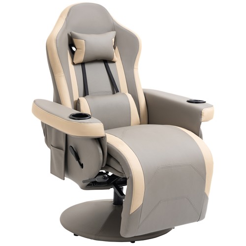 Manual recliner armchair - armchair, pu